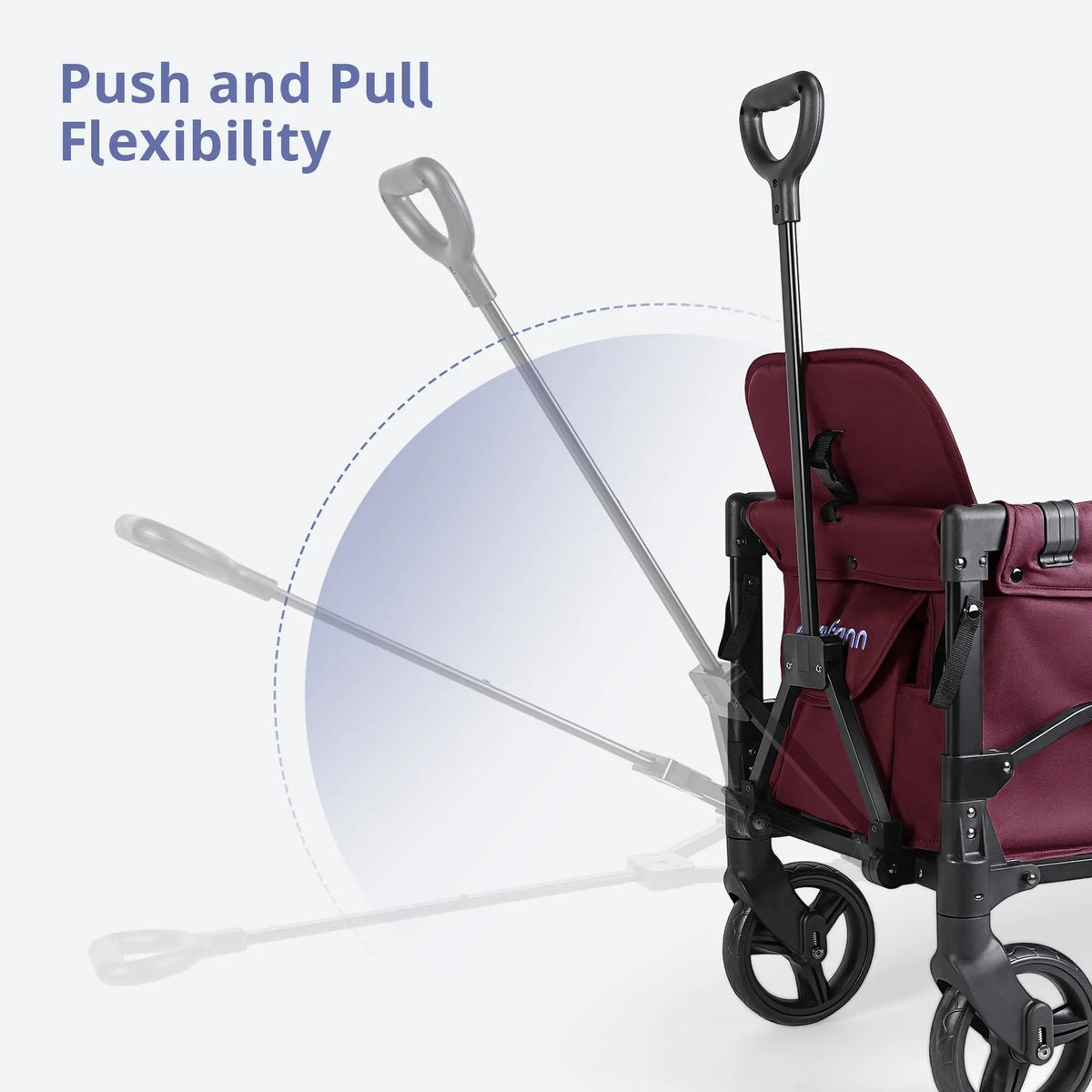 Momfann Stroller Wagon for Kids – 2-Seater All-Terrain Baby Wagon